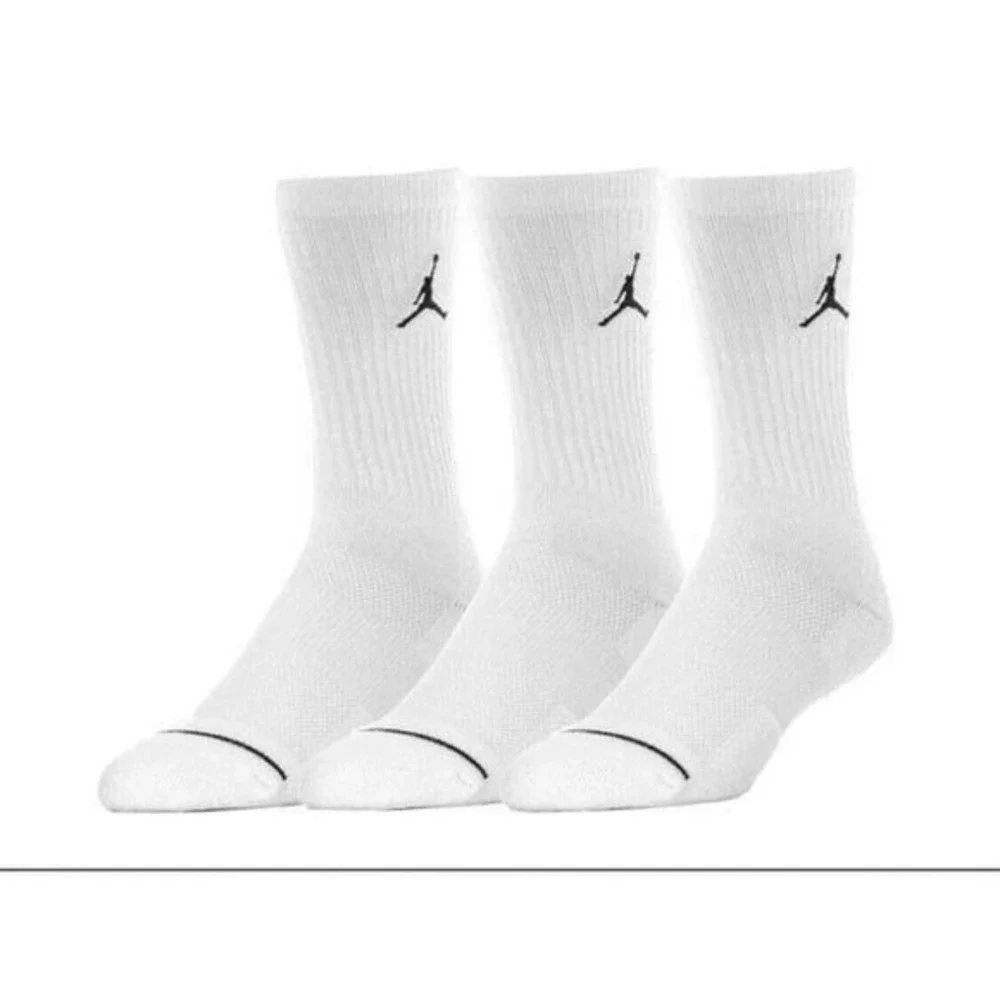 Nike Jordan Everyday Max Unisex Crew Socks (3‎ Pack) Women 4-6 Small NWT